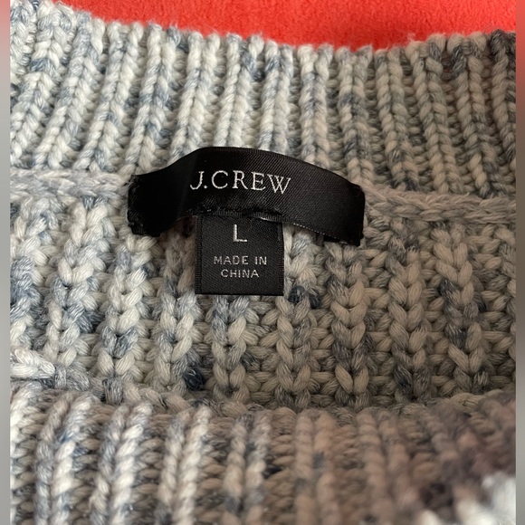 J. Crew cotton blend sweater Blue-Grey / L - Picture 5 of 8